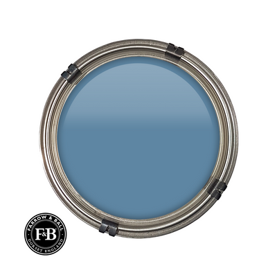 Luxury pot of Farrow & Ball Belvedere Blue paint