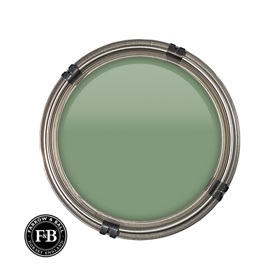 Luxury pot of Farrow & Ball Pea Green paint